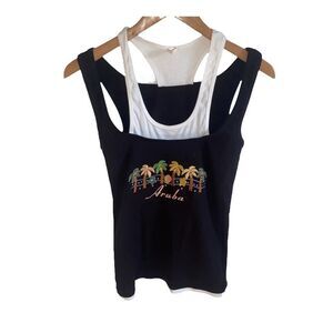 Vintage Y2k Aruba layer tank top